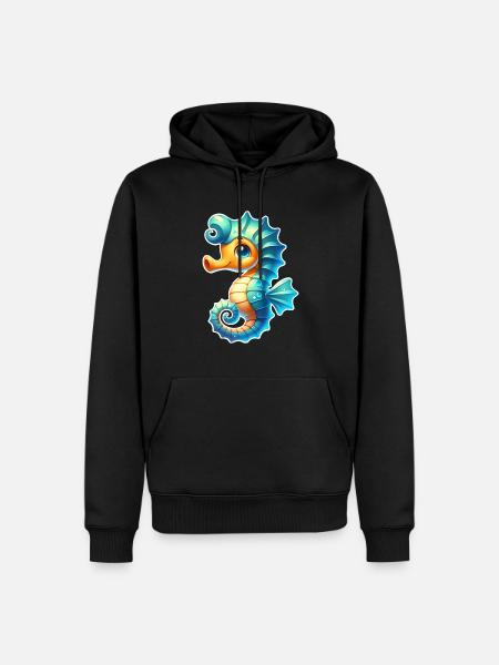 Seahorse Seahorse - Men’s Premium Organic Hoodie - black