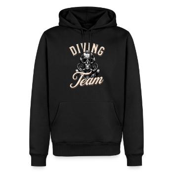 Tauchen Taucher - Männer Premium Bio Hoodie - Schwarz - Vorne - Nico (187cm)