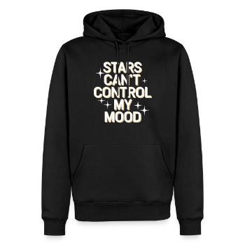 Sceptique de l’astrologie : pensée critique - Sweat à capuche Premium bio Homme - noir - Devant - Nico (187cm)