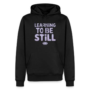 Ruhiger Geist, Meditationspraxis Und Geistiges - Männer Premium Bio Hoodie - Schwarz - Vorne - Nico (187cm)