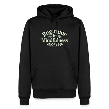 Ruhiger Geist, Meditationspraxis Und Geistiges - Männer Premium Bio Hoodie - Schwarz - Vorne - Nico (187cm)