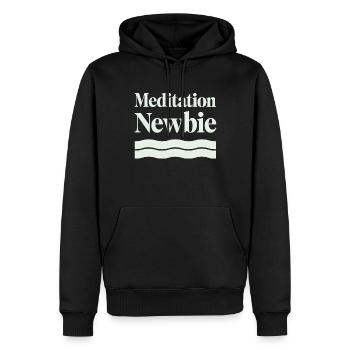 Ruhiger Geist, Meditationspraxis Und Geistiges - Männer Premium Bio Hoodie - Schwarz - Vorne - Nico (187cm)