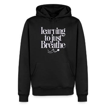 Ruhiger Geist, Meditationspraxis Und Geistiges - Männer Premium Bio Hoodie - Schwarz - Vorne - Nico (187cm)