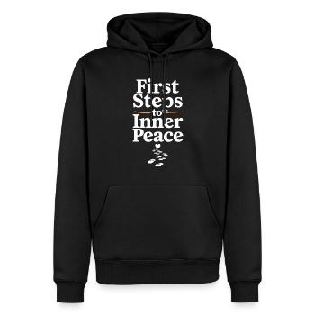 Ruhiger Geist, Meditationspraxis Und Geistiges - Männer Premium Bio Hoodie - Schwarz - Vorne - Nico (187cm)
