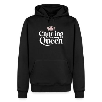Conservation des aliments faits maison - Sweat à capuche Premium bio Homme - noir - Devant - Nico (187cm)