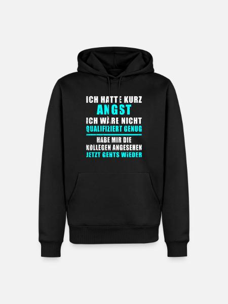 Arbeitskollegen Geschenk, Kollegen Spruch, Beruf - Männer Premium Bio Hoodie - Schwarz