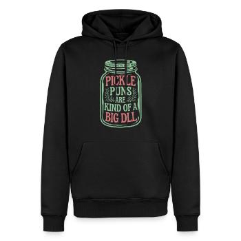 Conservation des aliments faits maison - Sweat à capuche Premium bio Homme - noir - Devant - Nico (187cm)
