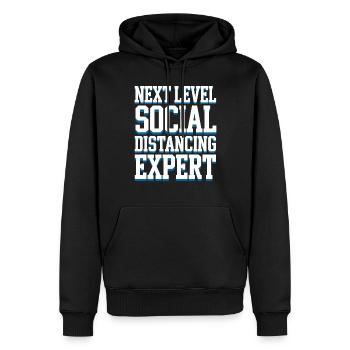 Introvertierter Gamer Alleinspieler Ruhiges - Männer Premium Bio Hoodie - Schwarz - Vorne - Nico (187cm)