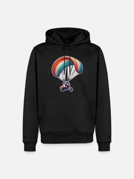 Motorschirm Paramotor - Men’s Premium Organic Hoodie - black