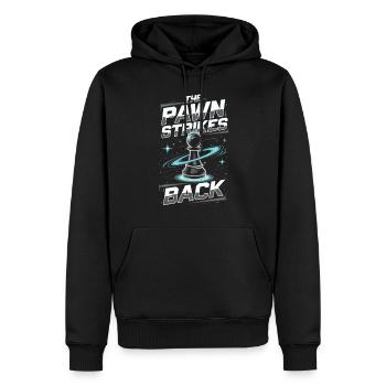 Schach-humor-liebhaber Lustige Schachmatt- Und - Männer Premium Bio Hoodie - Schwarz - Vorne - Nico (187cm)