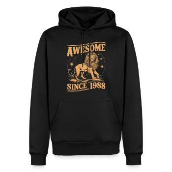 Leo Astrological Sign Zodiac Birthday Year 1988Leo - Männer Premium Bio Hoodie - Schwarz - Vorne - Nico (187cm)