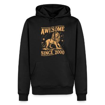 Leo Astrological Sign Zodiac Birthday Year 2000Leo - Männer Premium Bio Hoodie - Schwarz - Vorne - Nico (187cm)