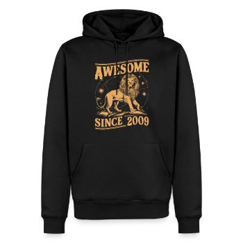 Leo Astrological Sign Zodiac Birthday Year 2009Leo - Männer Premium Bio Hoodie - Schwarz - Vorne - Nico (187cm)