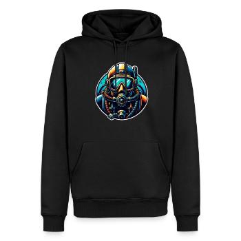 Tauchen Taucher - Männer Premium Bio Hoodie - Schwarz - Vorne - Nico (187cm)