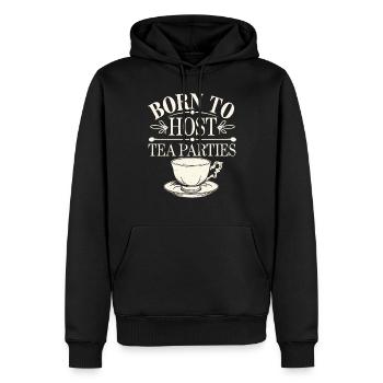 Passionnés d’histoire de l’époque victorienne, - Sweat à capuche Premium bio Homme - noir - Devant - Nico (187cm)