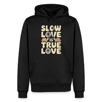 Soins des tortues pour les propriétaires de - Sweat à capuche Premium bio Homme - noir - Devant - Nico (187cm)