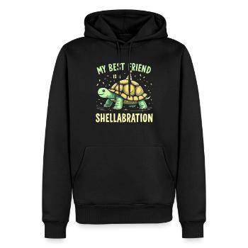 Soins des tortues pour les propriétaires de - Sweat à capuche Premium bio Homme - noir - Devant - Nico (187cm)