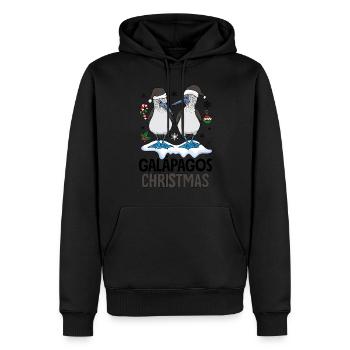 Galapagos Christmas - Männer Premium Bio Hoodie - Schwarz - Vorne - Nico (187cm)
