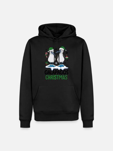 Galapagos Christmas - Men’s Premium Organic Hoodie - black
