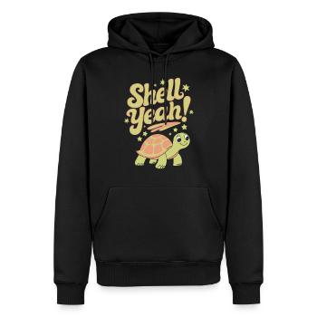 Soins des tortues pour les propriétaires de - Sweat à capuche Premium bio Homme - noir - Devant - Nico (187cm)