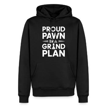 Schach-humor-liebhaber Lustige Schachmatt- Und - Männer Premium Bio Hoodie - Schwarz - Vorne - Nico (187cm)