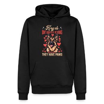 German Shepherd Lover Dog Owner - Männer Premium Bio Hoodie - Schwarz - Vorne - Nico (187cm)