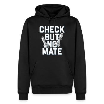 Chess Revival Movement Chess Lover Strategic - Men’s Premium Organic Hoodie - black - Front - Nico (187cm)