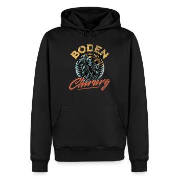 Sondeln Metalldetektor - Männer Premium Bio Hoodie - Schwarz - Vorne - Nico (187cm)