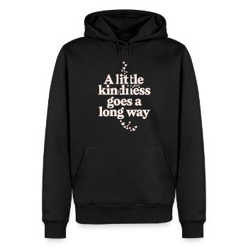 Intelligence émotionnelle Empathie Défenseur de la pleine conscience - Sweat à capuche Premium bio Homme - noir - Devant - Nico (187cm)