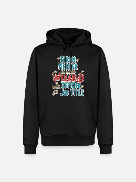 Scrum Master Wizard - Men’s Premium Organic Hoodie - black