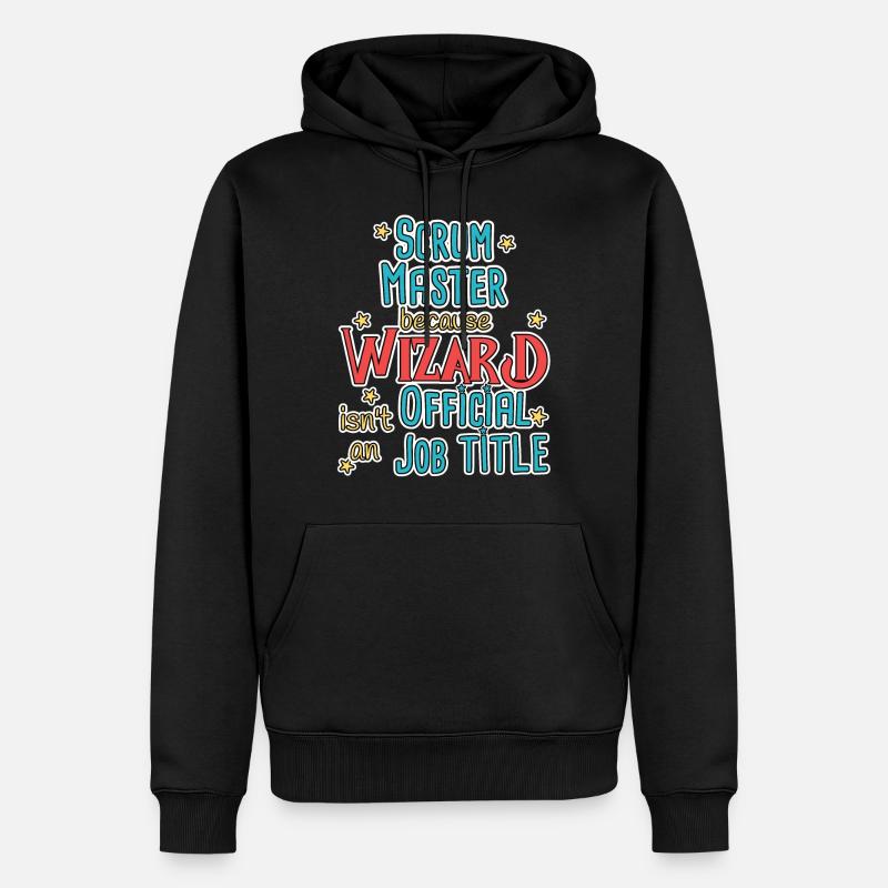 Assistant Scrum Master - Sweat à capuche Premium bio Homme - noir