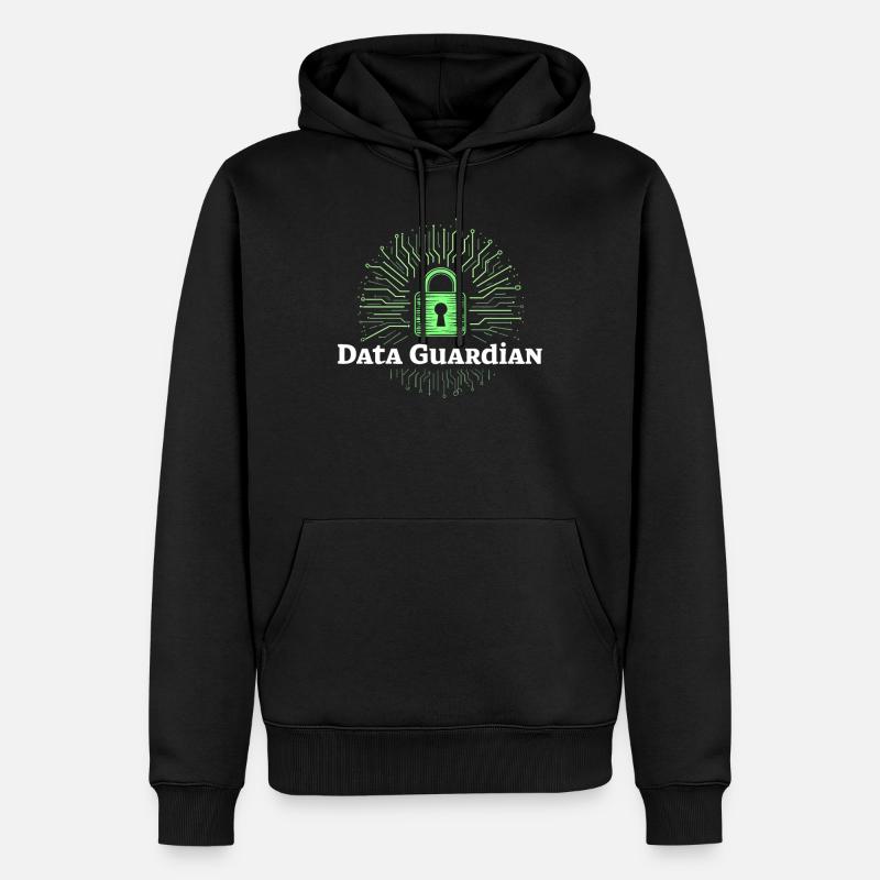 Ethical Hacking Cybersecurity Digital - Men’s Premium Organic Hoodie - black