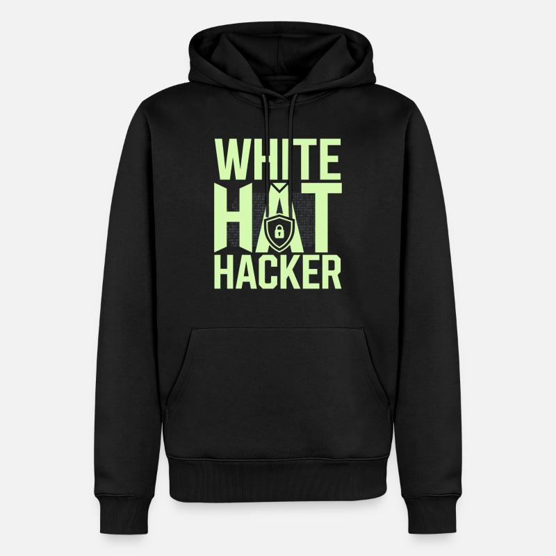 Ethical Hacking Cybersecurity Digital - Men’s Premium Organic Hoodie - black