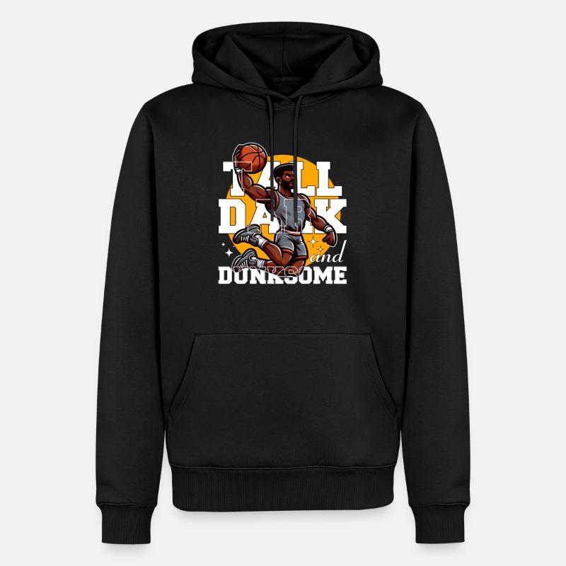 GROSS, DUNKEL UND DUNKEL - Männer Premium Bio Hoodie - Schwarz