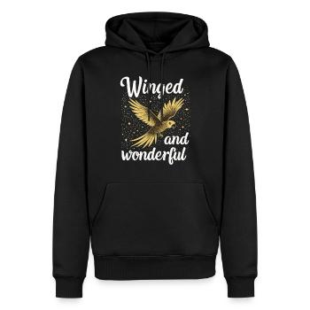 Papageienbesitzer Papageienleben Und Exotischer - Männer Premium Bio Hoodie - Schwarz - Vorne - Nico (187cm)