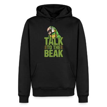 Papageienbesitzer Papageienleben Und Exotischer - Männer Premium Bio Hoodie - Schwarz - Vorne - Nico (187cm)