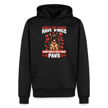 Belgian Malinois Lover Dog Owner - Men’s Premium Organic Hoodie - black - Front - Nico (187cm)