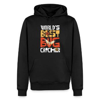 Weltbester Insektenfänger Abenteuer - Männer Premium Bio Hoodie - Schwarz - Vorne - Nico (187cm)