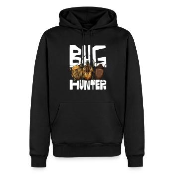 Bug Hunter Insect Lover Design - Men’s Premium Organic Hoodie - black - Front - Nico (187cm)