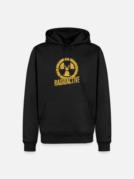 Radioactive - Männer Premium Bio Hoodie - Schwarz