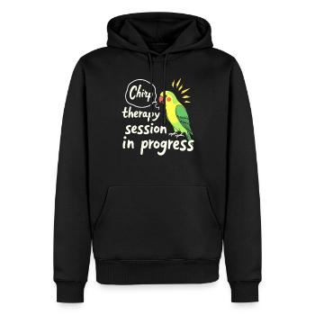 Propriétaire de perroquet Parrot Life et exotique - Sweat à capuche Premium bio Homme - noir - Devant - Nico (187cm)