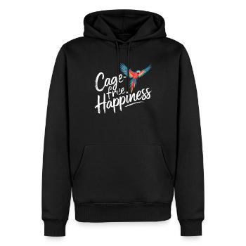 Propriétaire de perroquet Parrot Life et exotique - Sweat à capuche Premium bio Homme - noir - Devant - Nico (187cm)