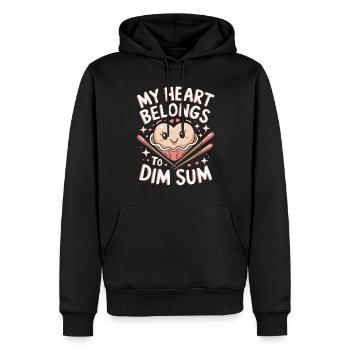 Dim-sum-liebhaber Chinesischer Küche Und Knödel - Männer Premium Bio Hoodie - Schwarz - Vorne - Nico (187cm)