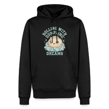 Dim-sum-liebhaber Chinesischer Küche Und Knödel - Männer Premium Bio Hoodie - Schwarz - Vorne - Nico (187cm)