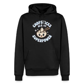 Dim-sum-liebhaber Chinesischer Küche Und Knödel - Männer Premium Bio Hoodie - Schwarz - Vorne - Nico (187cm)