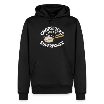 Dim-sum-liebhaber Chinesischer Küche Und Knödel - Männer Premium Bio Hoodie - Schwarz - Vorne - Nico (187cm)
