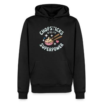 Dim-sum-liebhaber Chinesischer Küche Und Knödel - Männer Premium Bio Hoodie - Schwarz - Vorne - Nico (187cm)