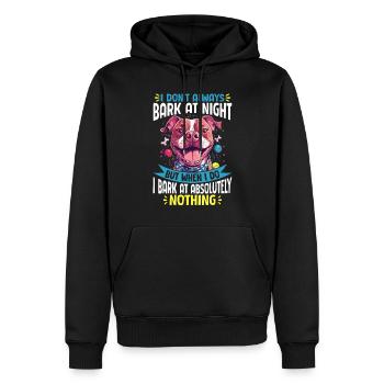 Pitbull Terrier Dog Owner - Männer Premium Bio Hoodie - Schwarz - Vorne - Nico (187cm)