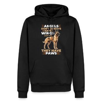 Belgian Malinois Lover Dog Owner - Men’s Premium Organic Hoodie - black - Front - Nico (187cm)