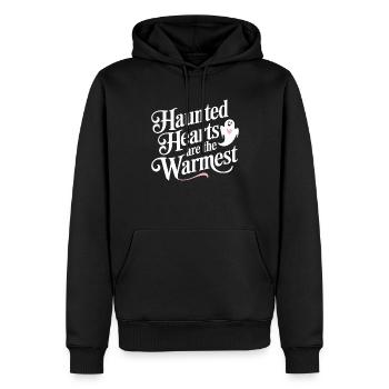 Cozy, Horror, Aesthetics, Spooky, Cozy - Men’s Premium Organic Hoodie - black - Front - Nico (187cm)